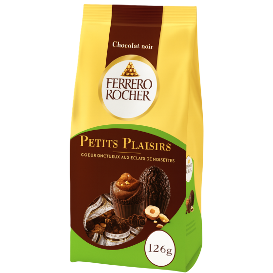 BOUCHEES CHOCOLATS NOIR PETITS PLAISIRS FERRERO ROCHER 126G
