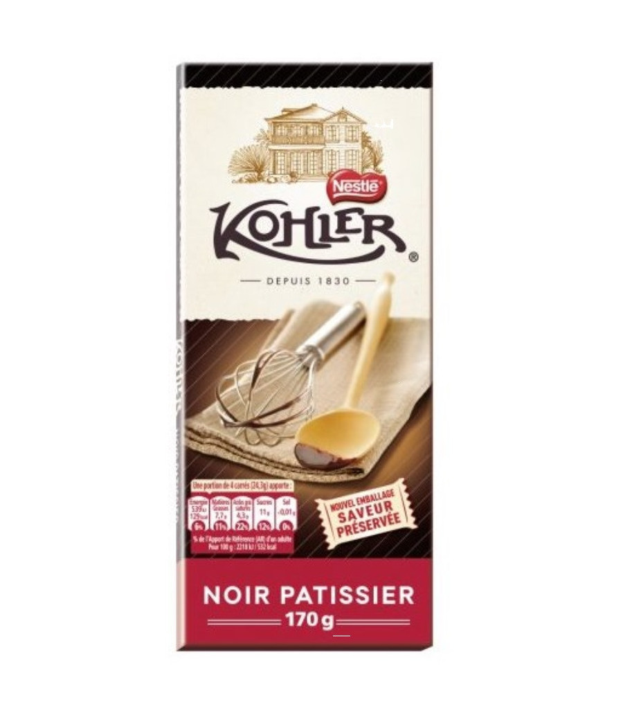 CHOCOLAT NOIR PATISSIER 170 G