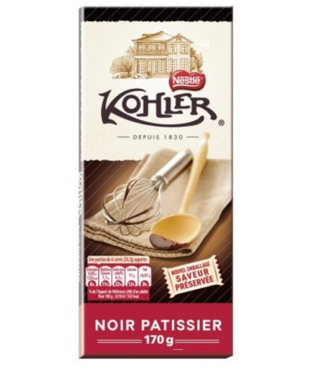 CHOCOLAT NOIR PATISSIER 170 G