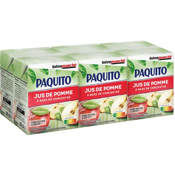 JUS DE FRUITS POMME BRIQUETTES 6X20CL