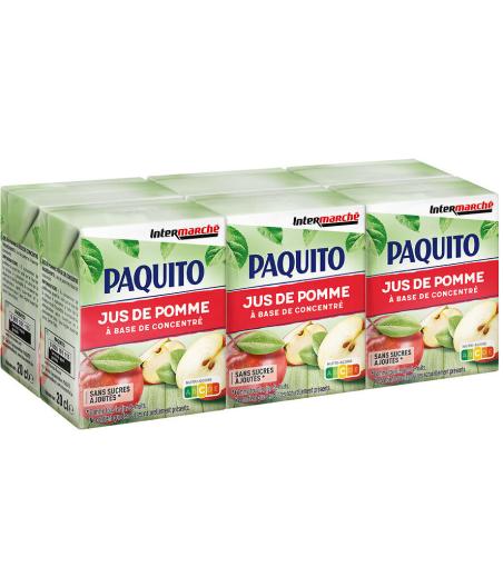 JUS DE POMME PAQUITO 6X20CL
