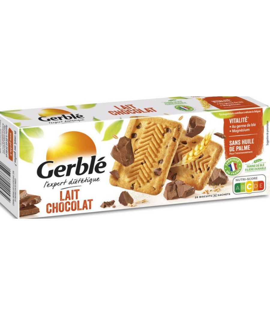 BISCUIT LAIT CHOCOLAT GERBLE 230G