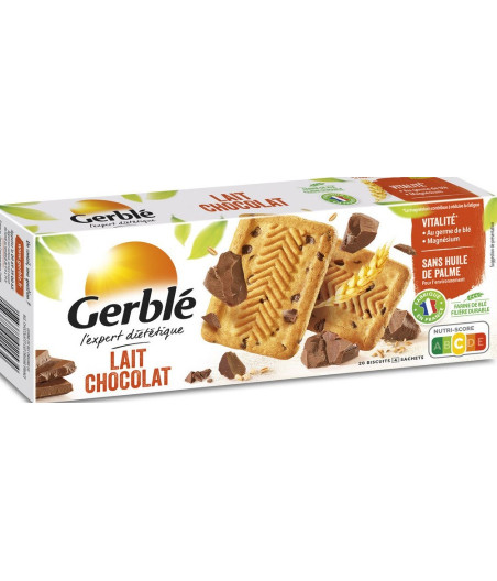 BISCUITS LAIT CHOCOLAT GERBLE 230G