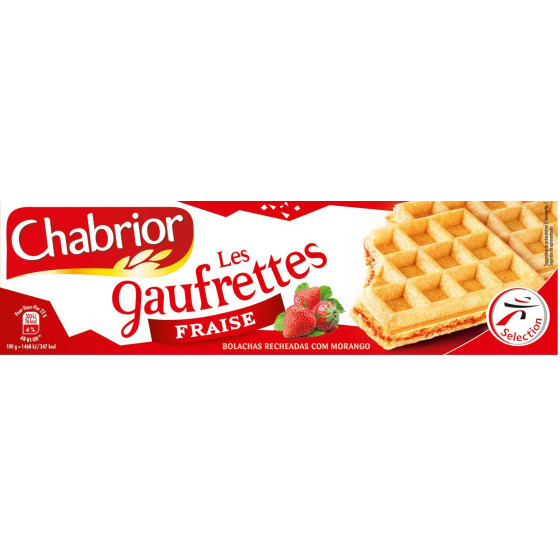 LES GAUFRETTES FRAISE CHABRIOR 110G