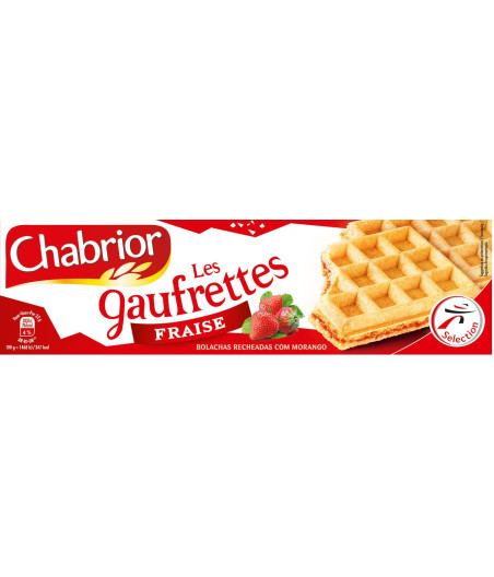 LES GAUFRETTES FRAISE CHABRIOR 110G