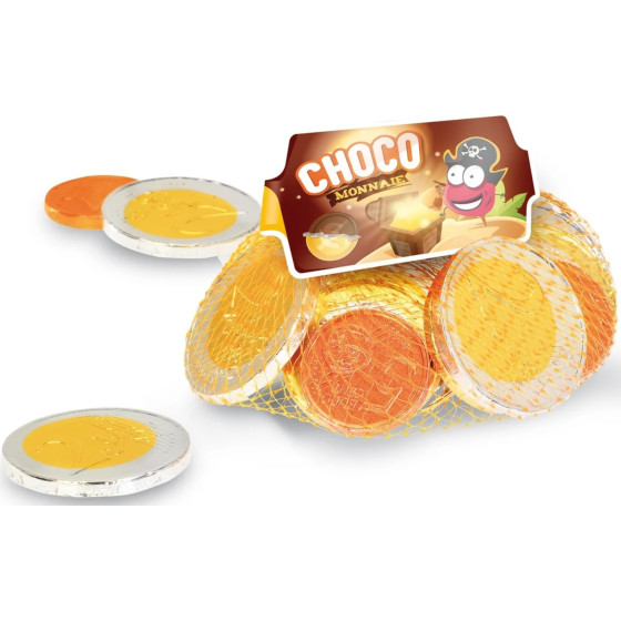 CHOCO MONNAIE EURO FIZZY 100G