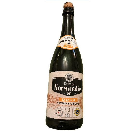 CIDRE DE NORMANDIE DOUX  75 CL