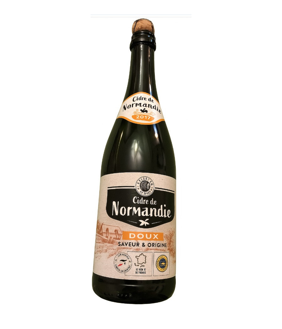 CIDRE DE NORMANDIE DOUX  75 CL