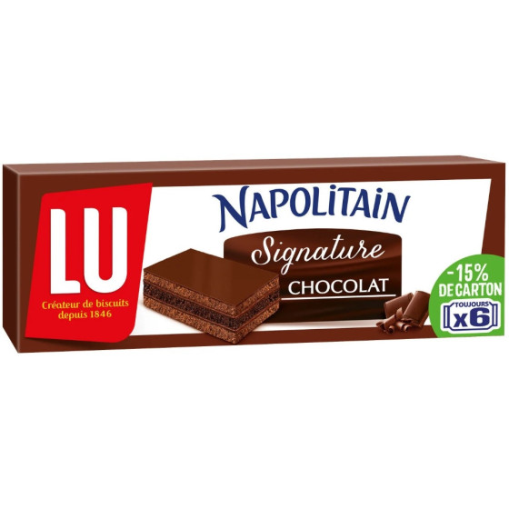 GATEAUX CHOCOLAT SIGNATURE NAPOLITAIN LU 174G