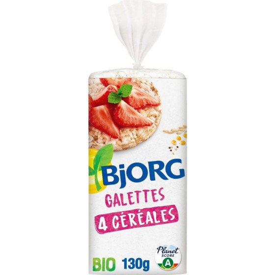 GALETTES AUX 4 CEREALES BIO BJORG 130G