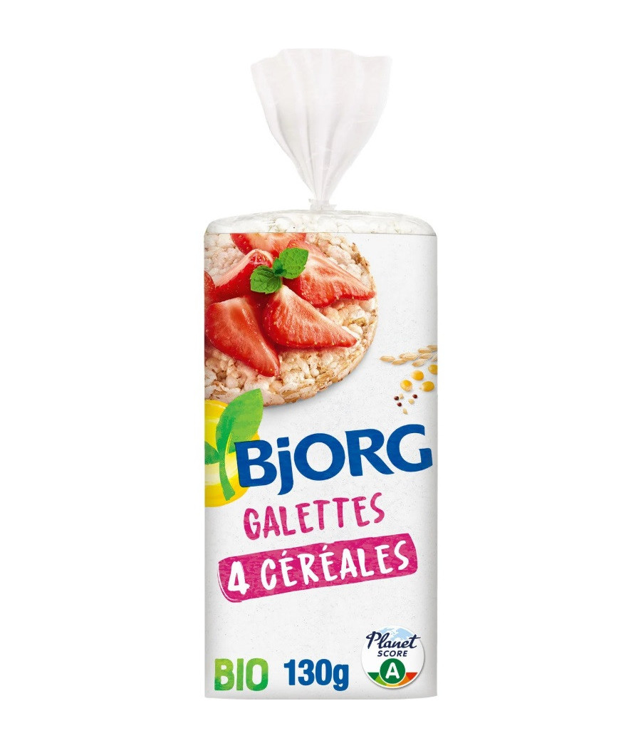 GALETTES AUX 4 CEREALES BIO BJORG 130G