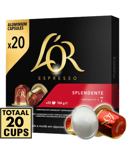 L\'OR ESPRES SPLENDENTE 20 CAPSULES 104 G
