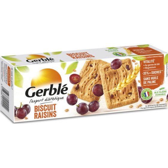 BISCUIT RAISINS GERBLE 270G