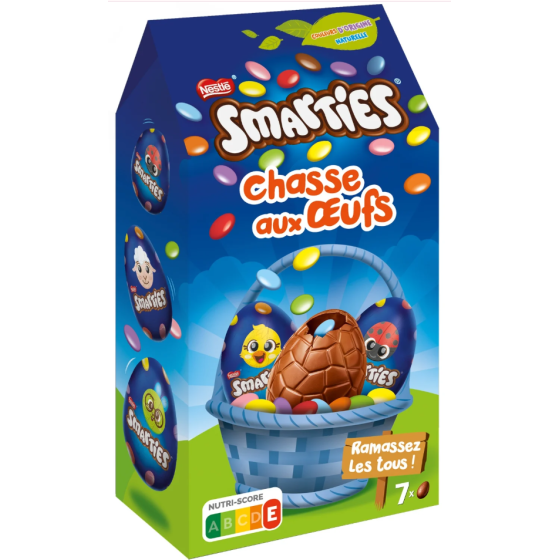 CHASSE AUX OEUFS DE PAQUES EN CHOCOLAT SMARTIES