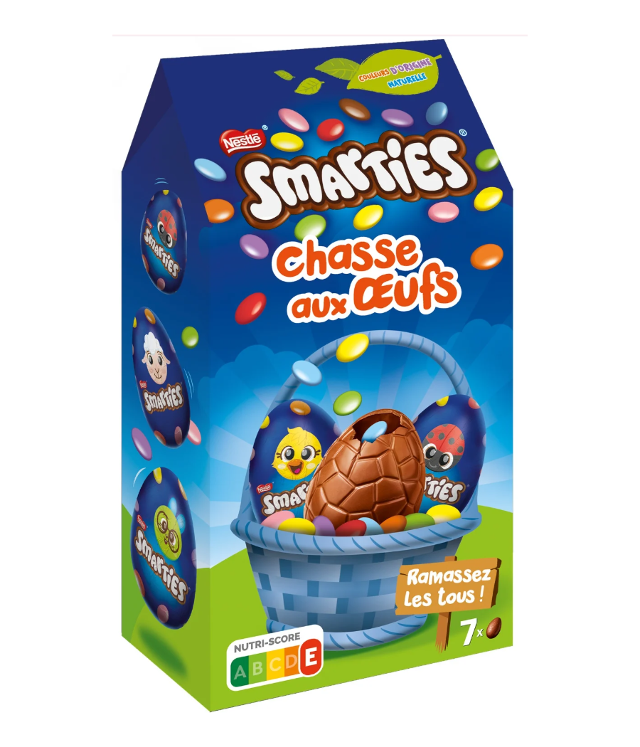 CHASSE AUX OEUFS DE PAQUES EN CHOCOLAT SMARTIES