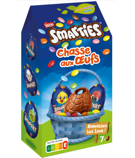 CHASSE AUX OEUFS DE PAQUES EN CHOCOLAT SMARTIES