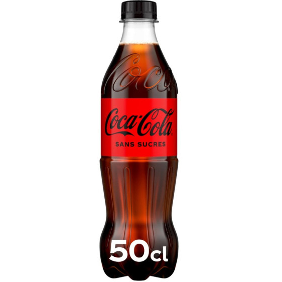 SODA ZERO SUCRE COCA-COLA 50CL