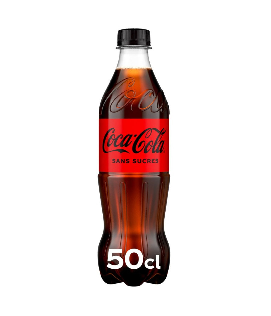 SODA ZERO SUCRE COCA-COLA 50CL
