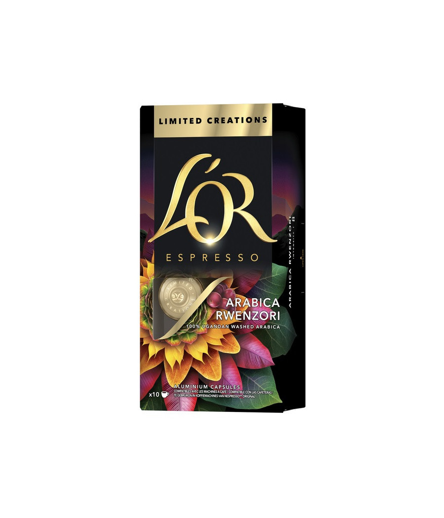 CAFE CAPSULES ARABICA BOURBON COMPATIBLE NESPRESSO L'OR 52G