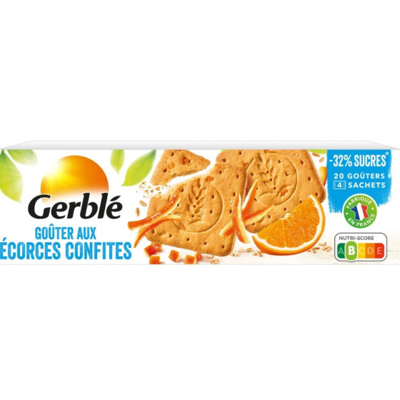 GOUTER AUX ECORCES CONFITES  GERBLE 360G