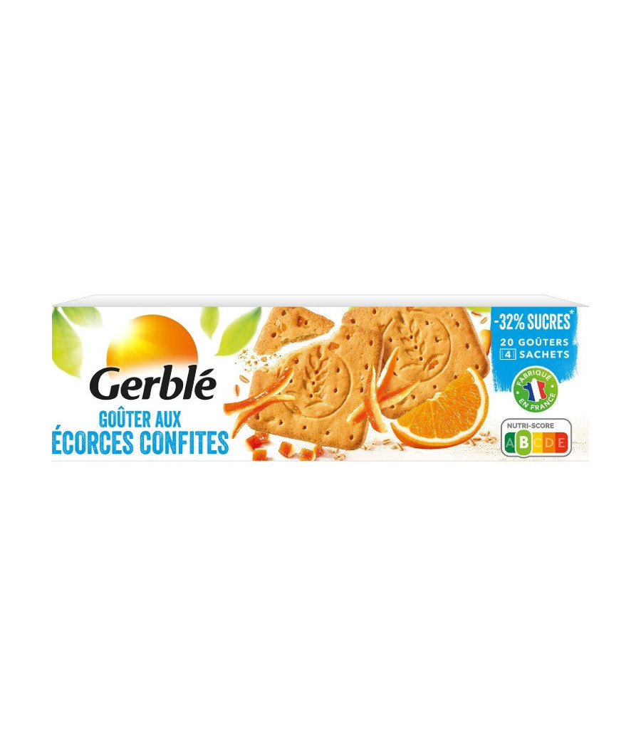 GOUTER AUX ECORCES CONFITES  GERBLE 360G
