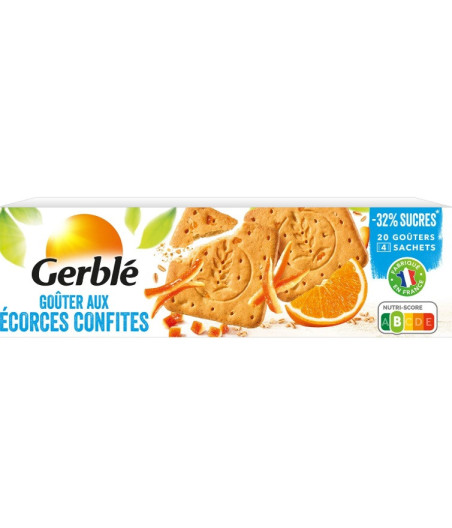 GOUTER AUX ECORCES CONFITES  GERBLE 360G