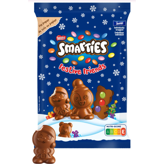 MOULAGE CHOCOLAT MINI-FIGURINE DE NOEL SMARTIES  147G