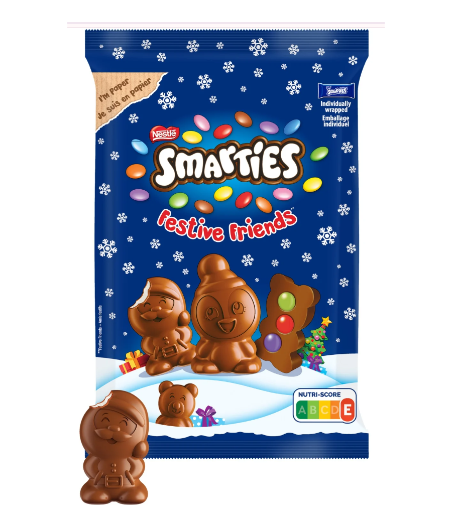 MOULAGE CHOCOLAT MINI-FIGURINE DE NOEL SMARTIES  147G