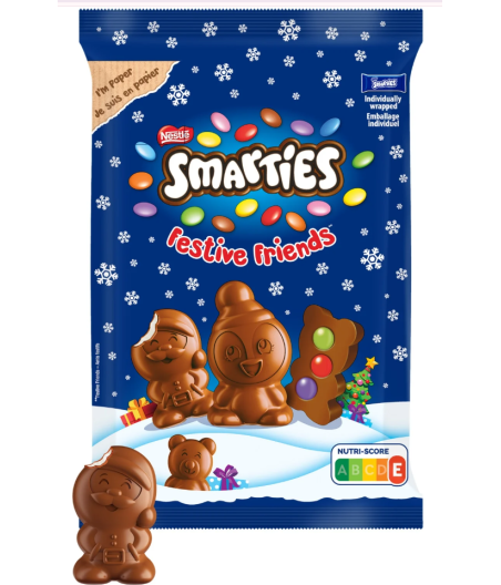 MOULAGE CHOCOLAT MINI-FIGURINE DE NOEL SMARTIES  147G