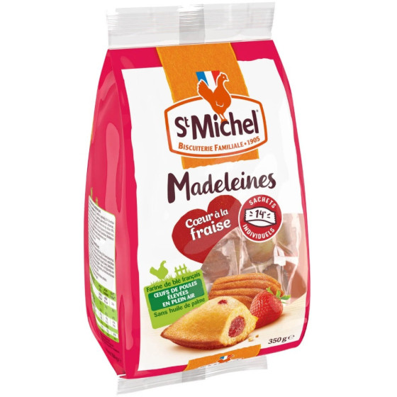MADELEINES FRAISES ST MICHEL 350G