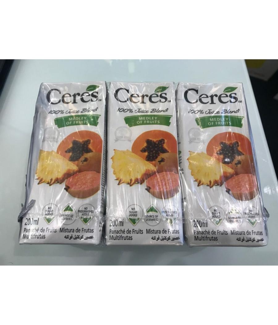 JUS DE FRUITS CERES COCKTAIL MULTIFRUITS 6 X 20CL