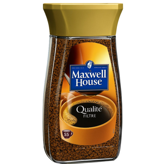 CAFE SOLUBLE QUALITE FILTRE MAXWELL HOUSE 100G