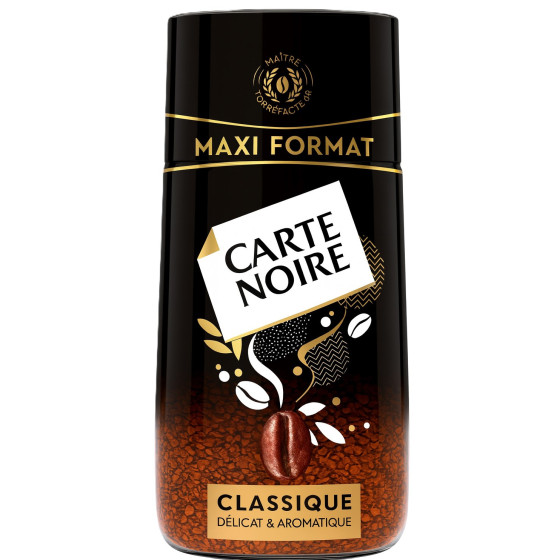 CAFE CLASSIQUE CARTE NOIRE MAXI FORMAT 100G