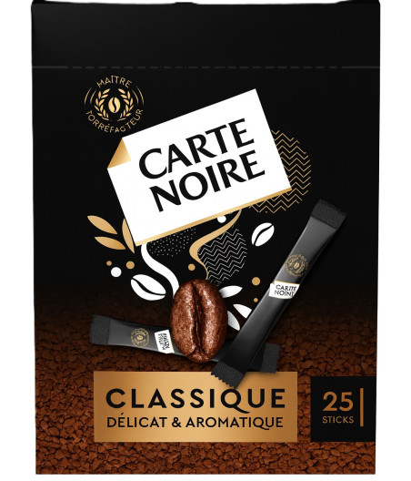 CAFE CLASSIQUE CARTE NOIRE 45G 25 STICKS