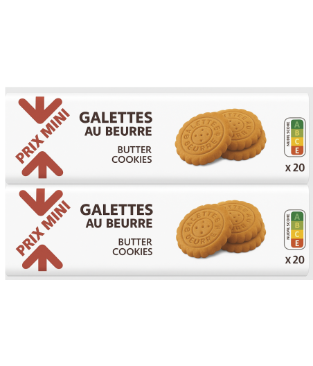 BISCUIT PRIX  MINI GALETTES AU BEURRE X20