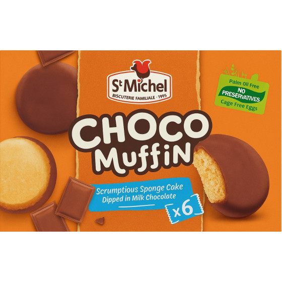 CHOCO MUFFIN ST MICHEL x6 180 G