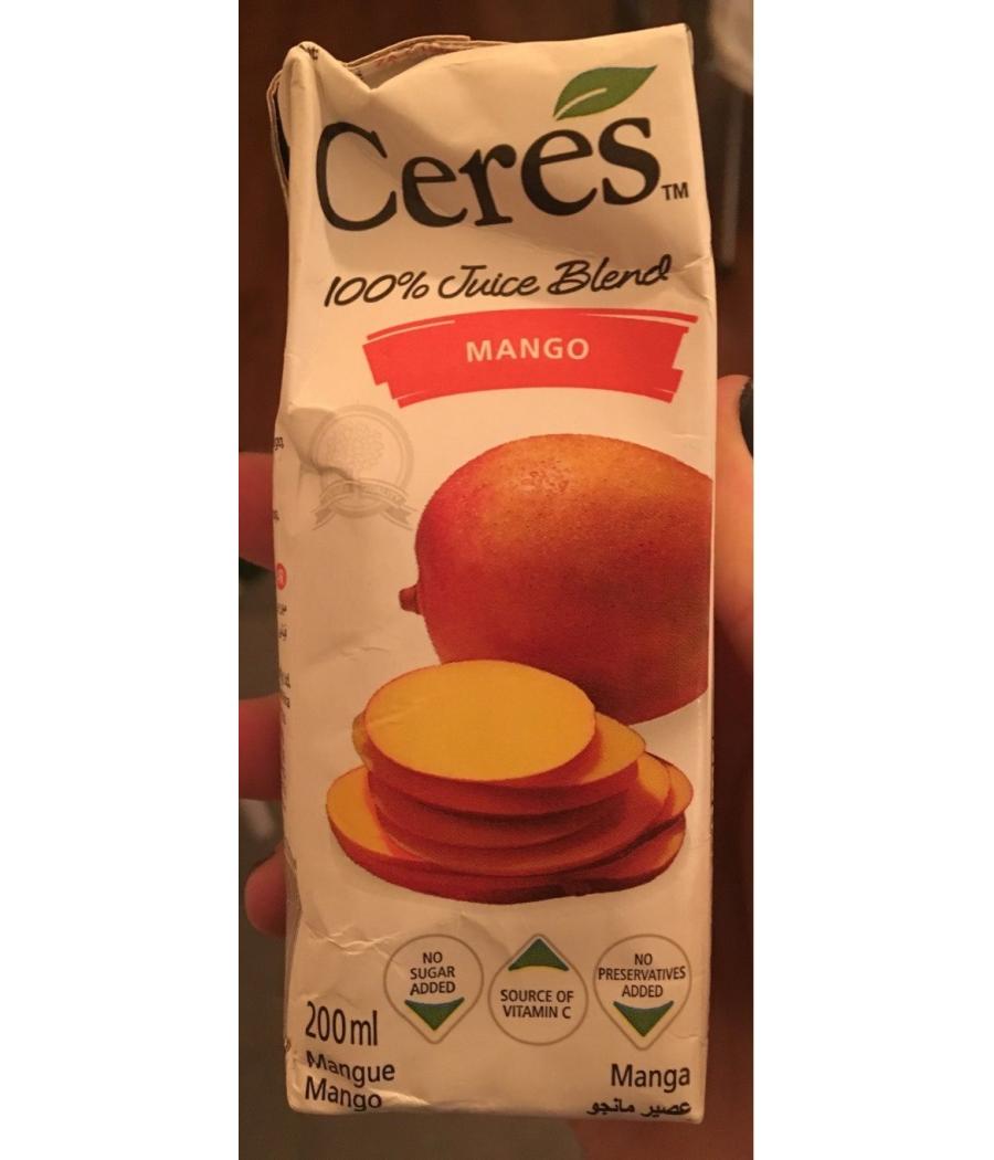 JUS DE FRUITS CERES MANGUE 25CL