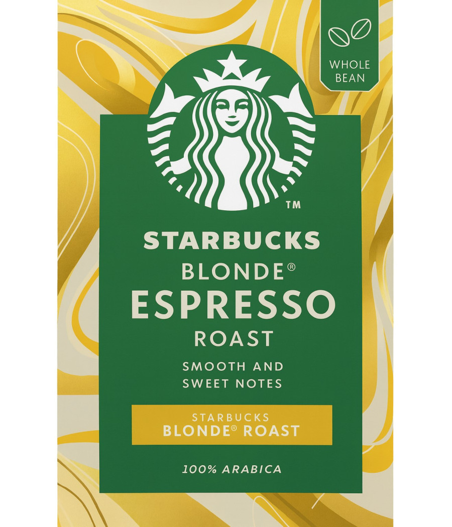 CAFE EN GRAINS ESPRESSO ROAST BLONDE STARBUCKS  450G