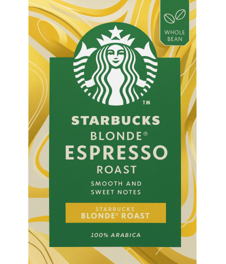 CAFE EN GRAINS ESPRESSO ROAST BLONDE STARBUCKS  450G