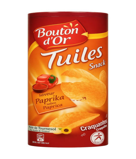 TUILES SAVEUR PAPRIKA BOUTON D'OR 170G