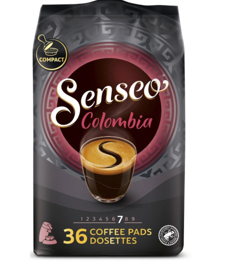 CAFE COLOMBIA DOSETTES COMPACTES SENSEO 250G