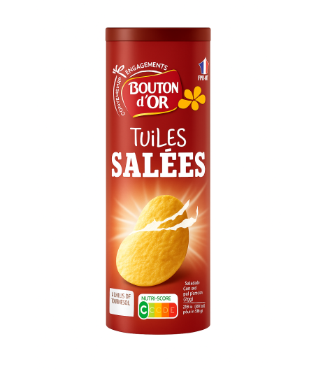 TUILES GOUT SALE BOUTON D'OR  170G