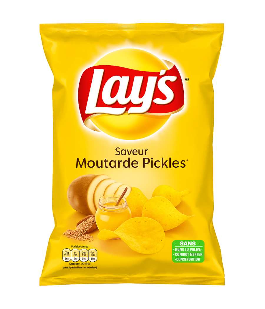 CHIPS SAVEUR MOUTARDE LAYS  130G