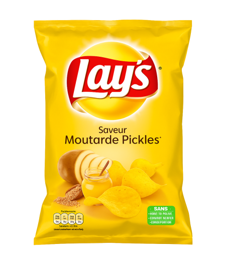 CHIPS SAVEUR MOUTARDE LAYS  130G