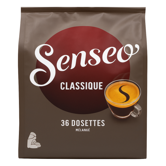CAFE CLASSIQUE SENSEO  36 DOSETTES 250G