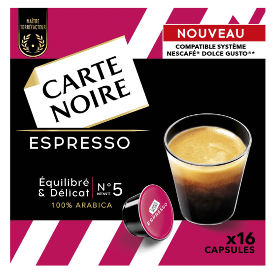 CAFE ESPRESSO CARTE NOIR 130G