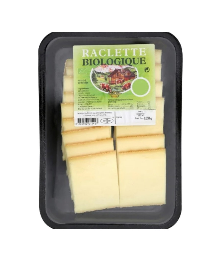 FROMAGE A RACLETTE BIOLOGIQUE 350G