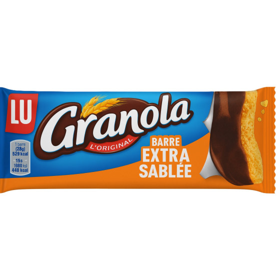 GRANOLA L'ORIGINAL BARRE EXTRA SABLEE LU 28G