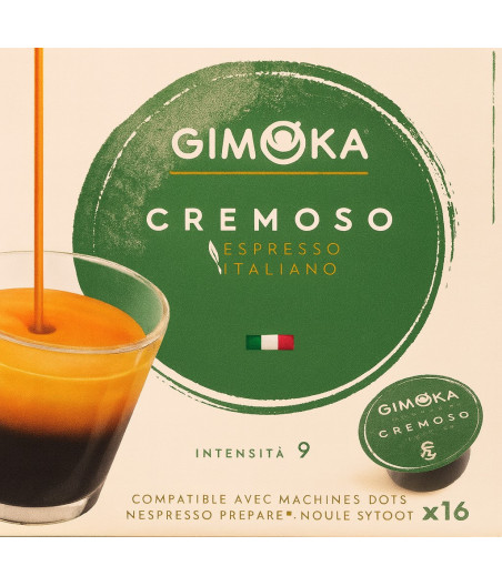 CAFE CREMOSO ESPRESSO GIMOKA INTENSE 9 X16