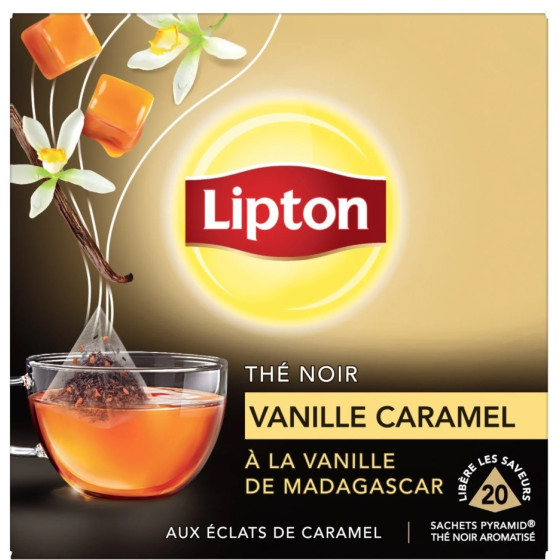 THE NR CARAMEL VANIL 20ST 34G LIPTON